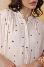 Women’s Orange Printed Rayon Dress