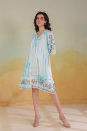 Nyaro Signature Handfeel Viscose Santoon Printed Dress