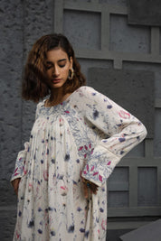 Women Viscose Printed Mini Dress