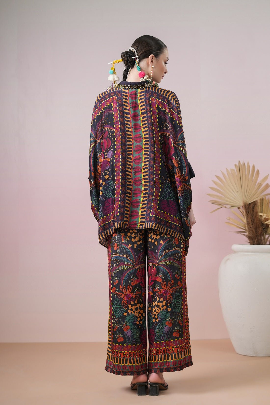 Women Satin Floral Printed Co - Ord Set - Nyaro