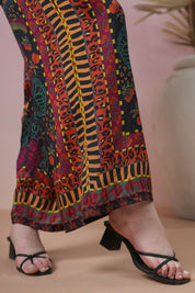 Women Satin Floral Printed Co - Ord Set - Nyaro