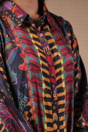 Women Viscose Santton Multi Print Drees - Nyaro